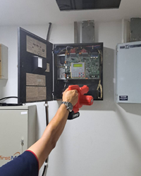 ตรวจเช็คระบบแจ้งเหตุเพลิงไหม fire alarm