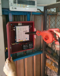 ตรวจเช็คระบบแจ้งเหตุเพลิงไหม fire alarm