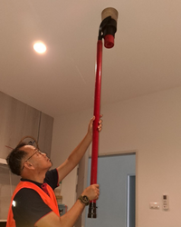 ตรวจเช็คระบบแจ้งเหตุเพลิงไหม fire alarm