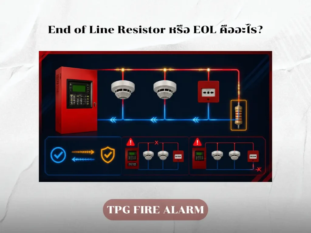 End of Line Resistor (EOL) ในระบบ Fire Alarm